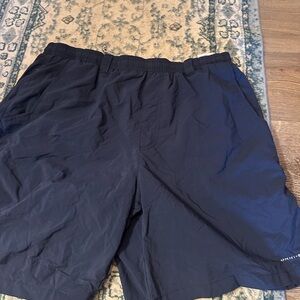 Columbia Dark Blue Mesh-Lined Shorts